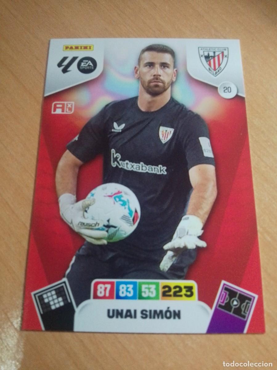 Cartes &agrave; collectionner de Football: 20 UNAI SIM&Oacute;N DEL ATHLETIC DE BILBAO 25 26 ADRENALYN XL 2025 2026