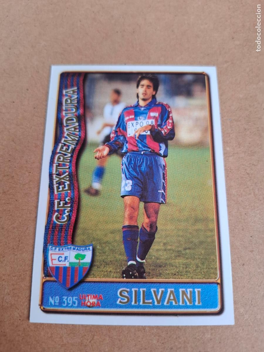 Cartes &agrave; collectionner de Football: MUNDICROMO 96 97 1996 1997 - UH 395 SILVANI - C.F. EXTREMADURA