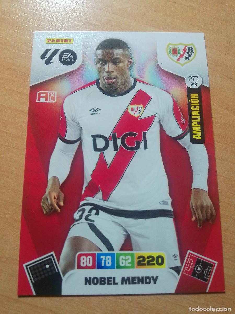 Cartes &agrave; collectionner de Football: 277 BIS MOBEL MENDY AMPLIACI&Oacute;N DEL RAYO VALLECANO 25 26 ADRENALYN XL 2025 2026