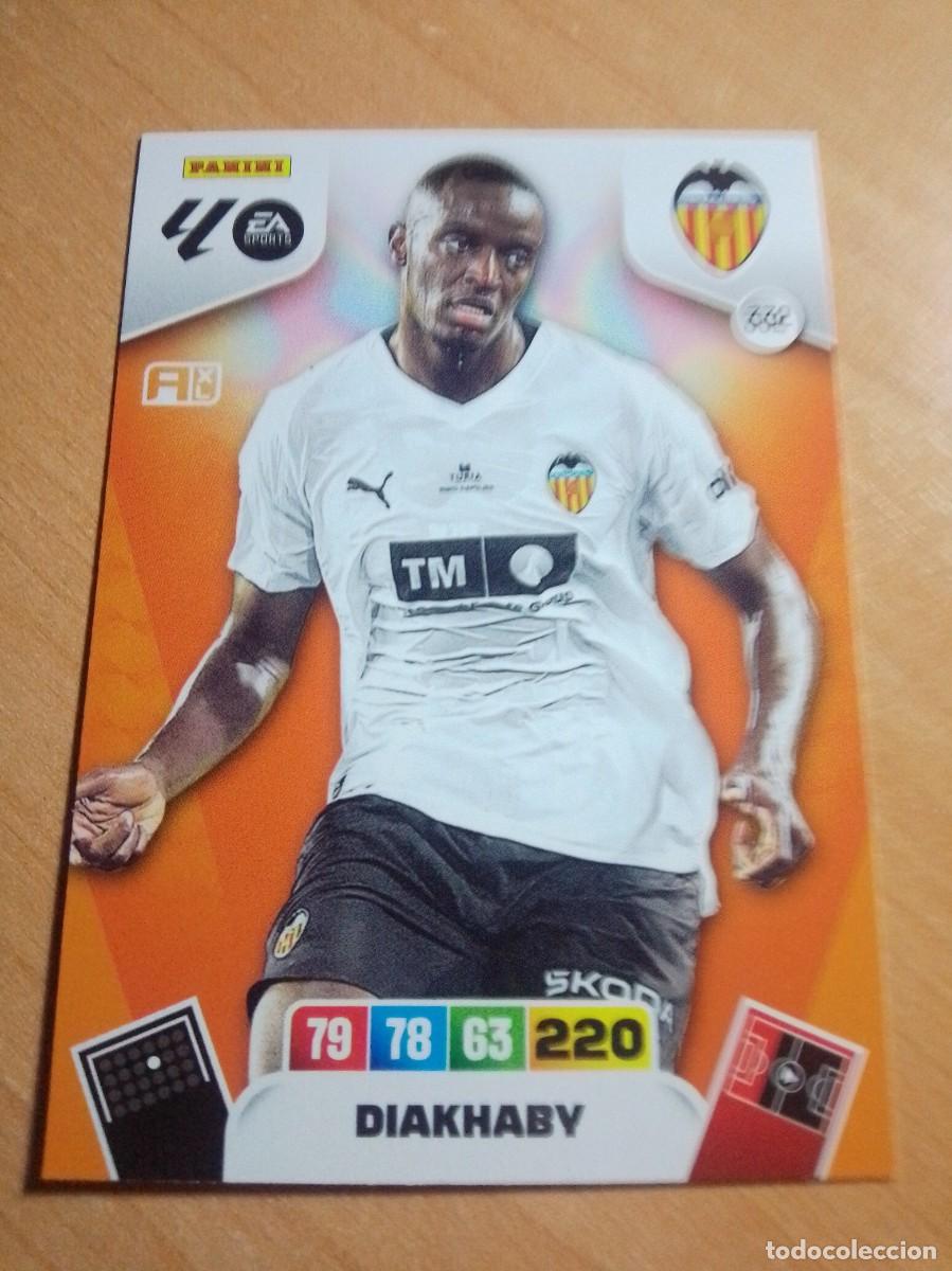 Cartes &agrave; collectionner de Football: 332 DIAKHABY DEL VALENCIA 25 26 ADRENALYN XL 2025 2026 NUEVO DE SOBRE