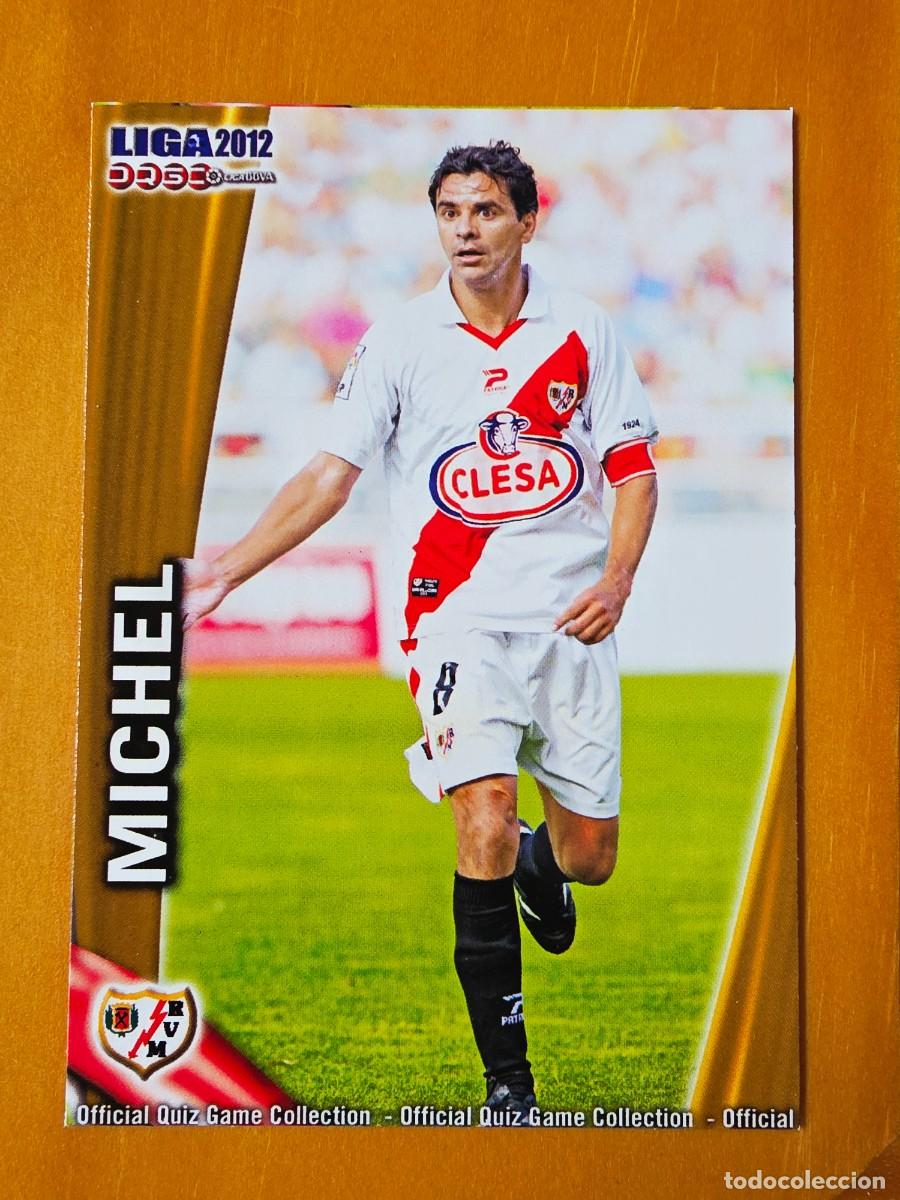 Cromos de F&uacute;tbol: 500 M&iacute;chel, Rayo Vallecano, Mundicromo Sport Fichas Quiz de la Liga 2011 2012 11 12