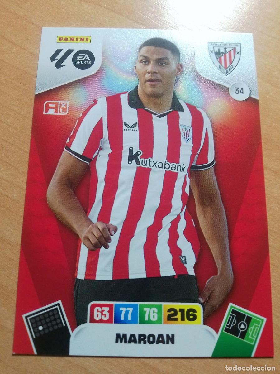 Cromos de F&uacute;tbol: 34 NAROAN DEL ATHLETIC DE BILBAO 25 26 ADRENALYN XL 2025 2026
