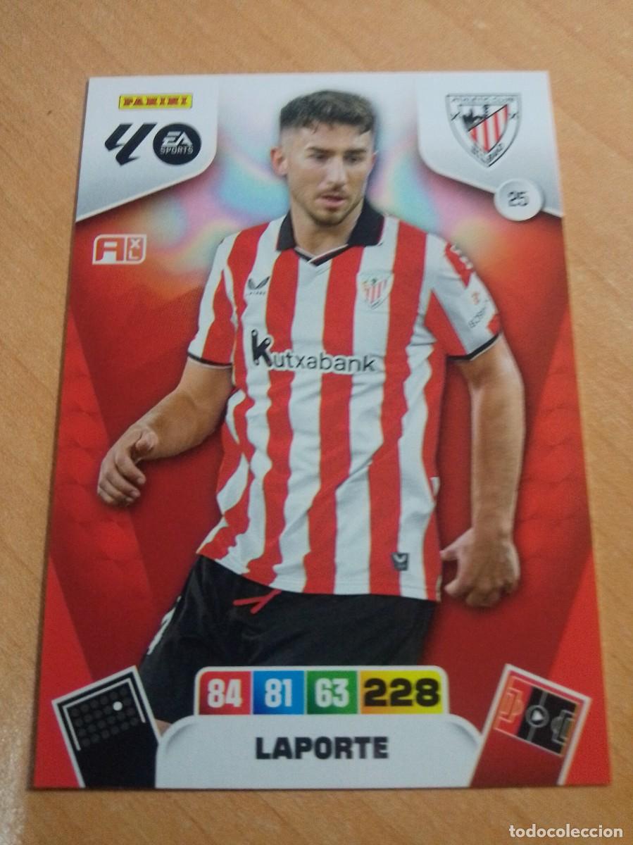 Cromos de F&uacute;tbol: 25 LAPORTE DEL ATHLETIC DE BILBAO 25 26 ADRENALYN XL 2025 2026