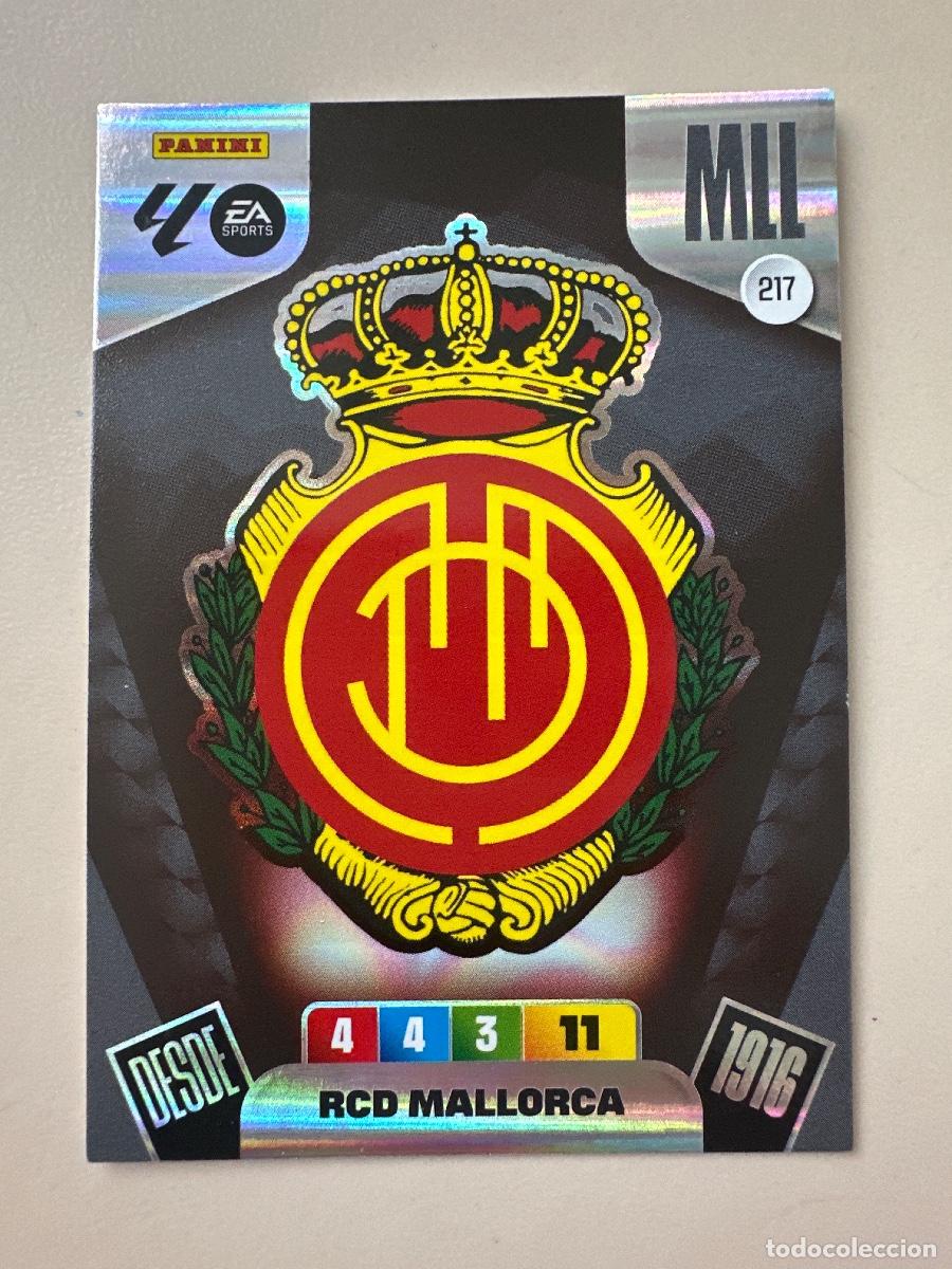 Football Stickers: 217 Escudo RCD Mallorca, Panini Adrenalyn XL La Liga 2025 2026 25 26