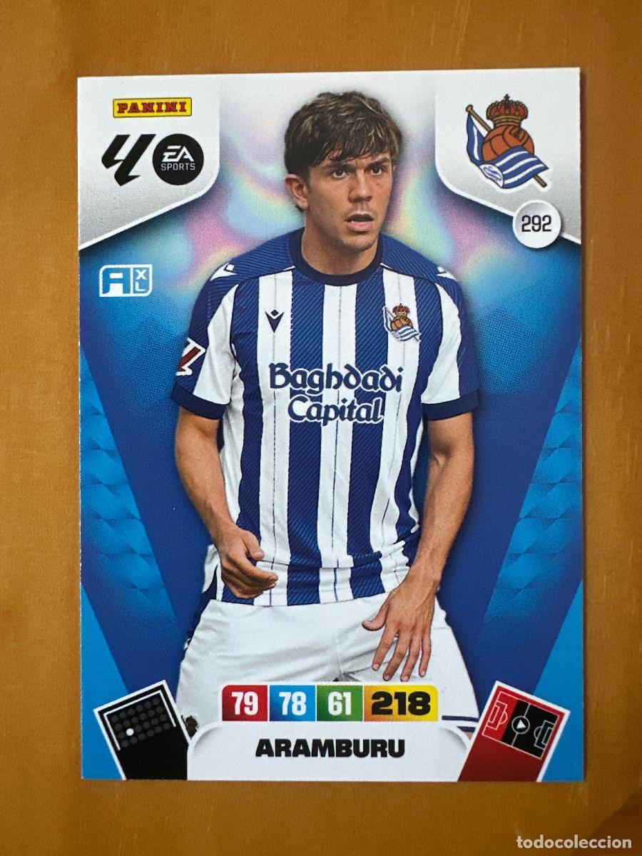 Fu&szlig;ball-Sticker: 292 Jon Aramburu, Real Sociedad, Panini Adrenalyn XL La Liga 2025 2026 25 26