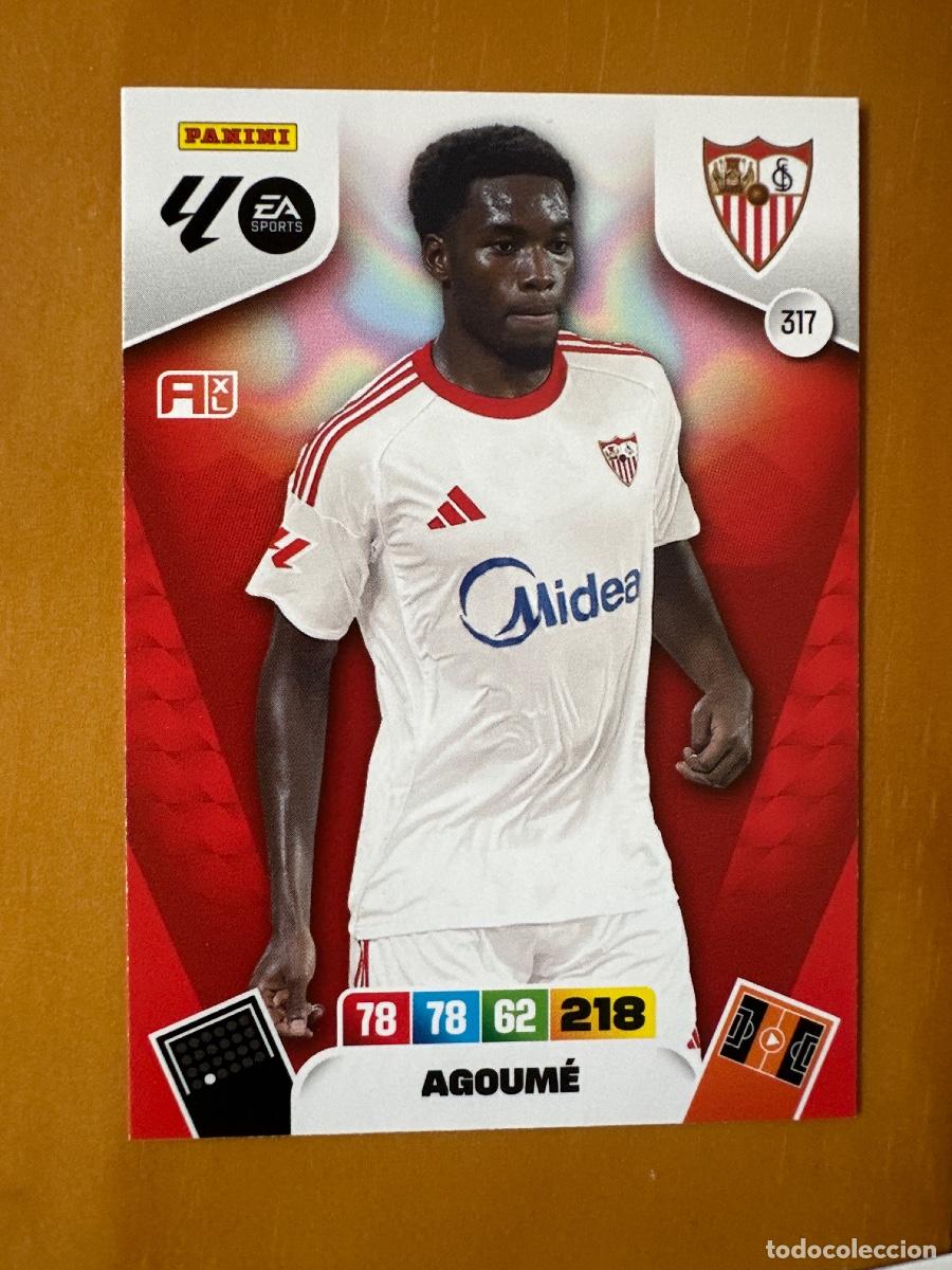 Fu&szlig;ball-Sticker: 317 Lucien Agoum&eacute;, Sevilla FC, Panini Adrenalyn XL La Liga 2025 2026 25 26