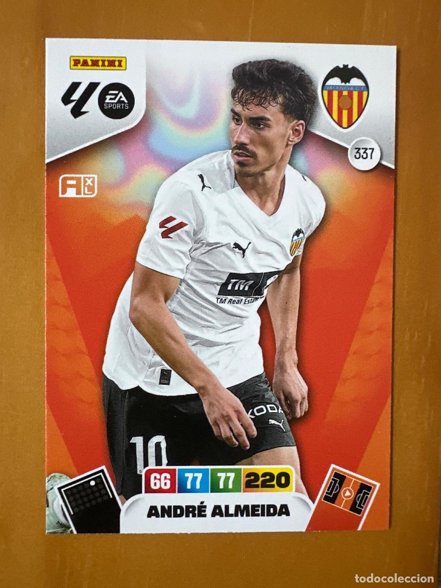 Football Stickers: 337 Andr&eacute; Almeida, Valencia CF, Panini Adrenalyn XL La Liga 2025 2026 25 26