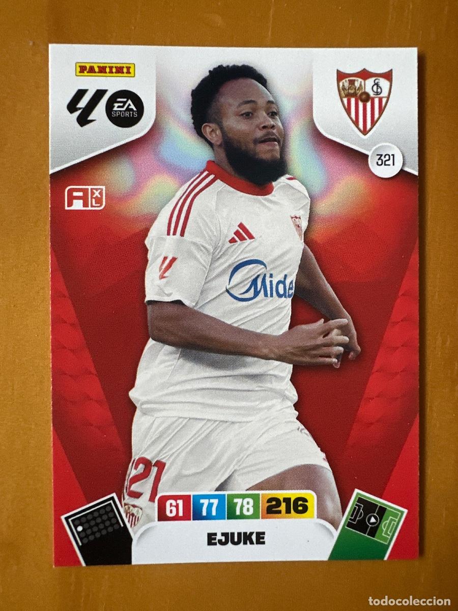 Football Stickers: 321 Chidera Ejuke, Sevilla FC, Panini Adrenalyn XL La Liga 2025 2026 25 26