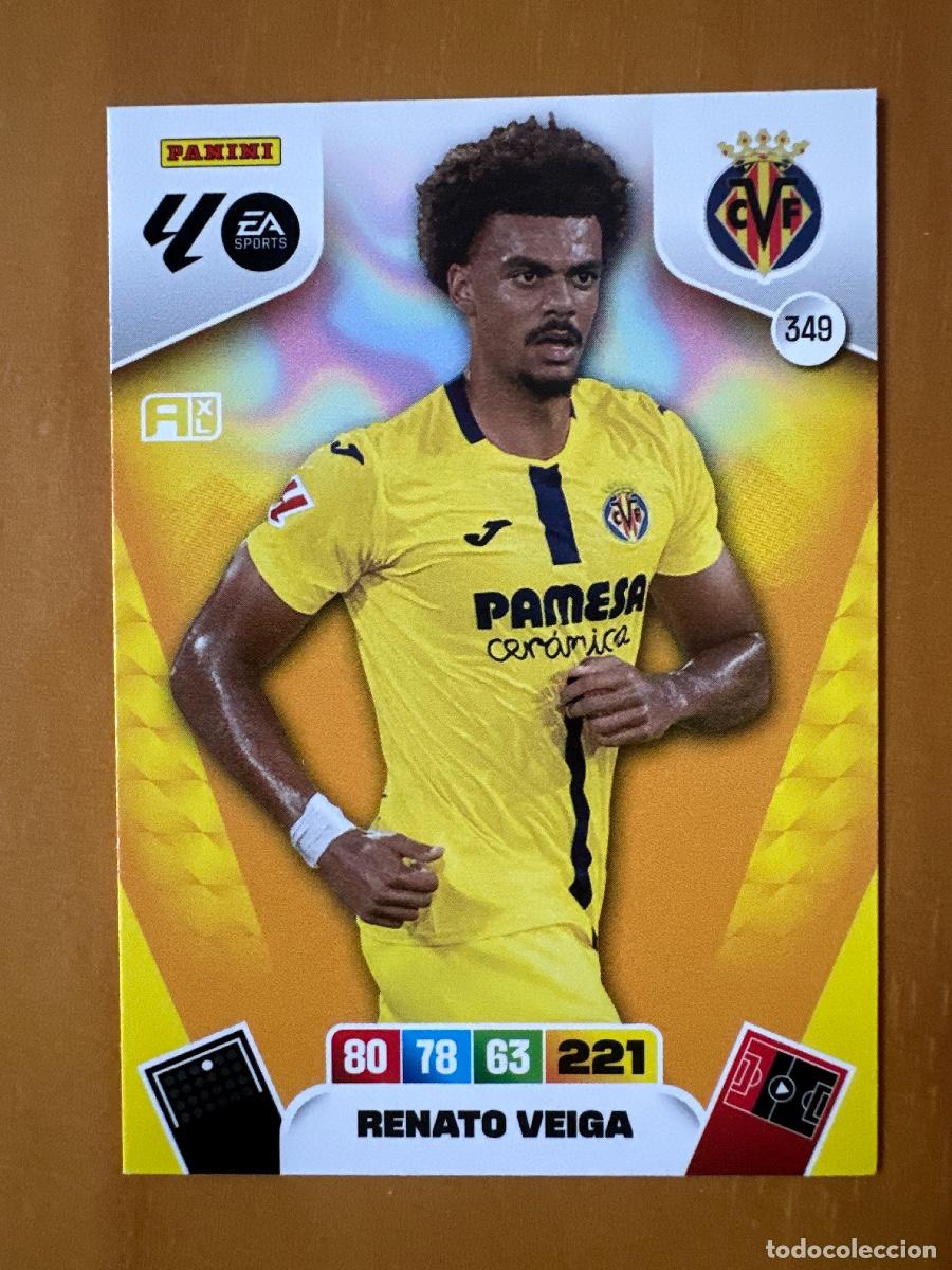 Football Stickers: 349 Renato Veiga, Villarreal CF, Panini Adrenalyn XL La Liga 2025 2026 25 26