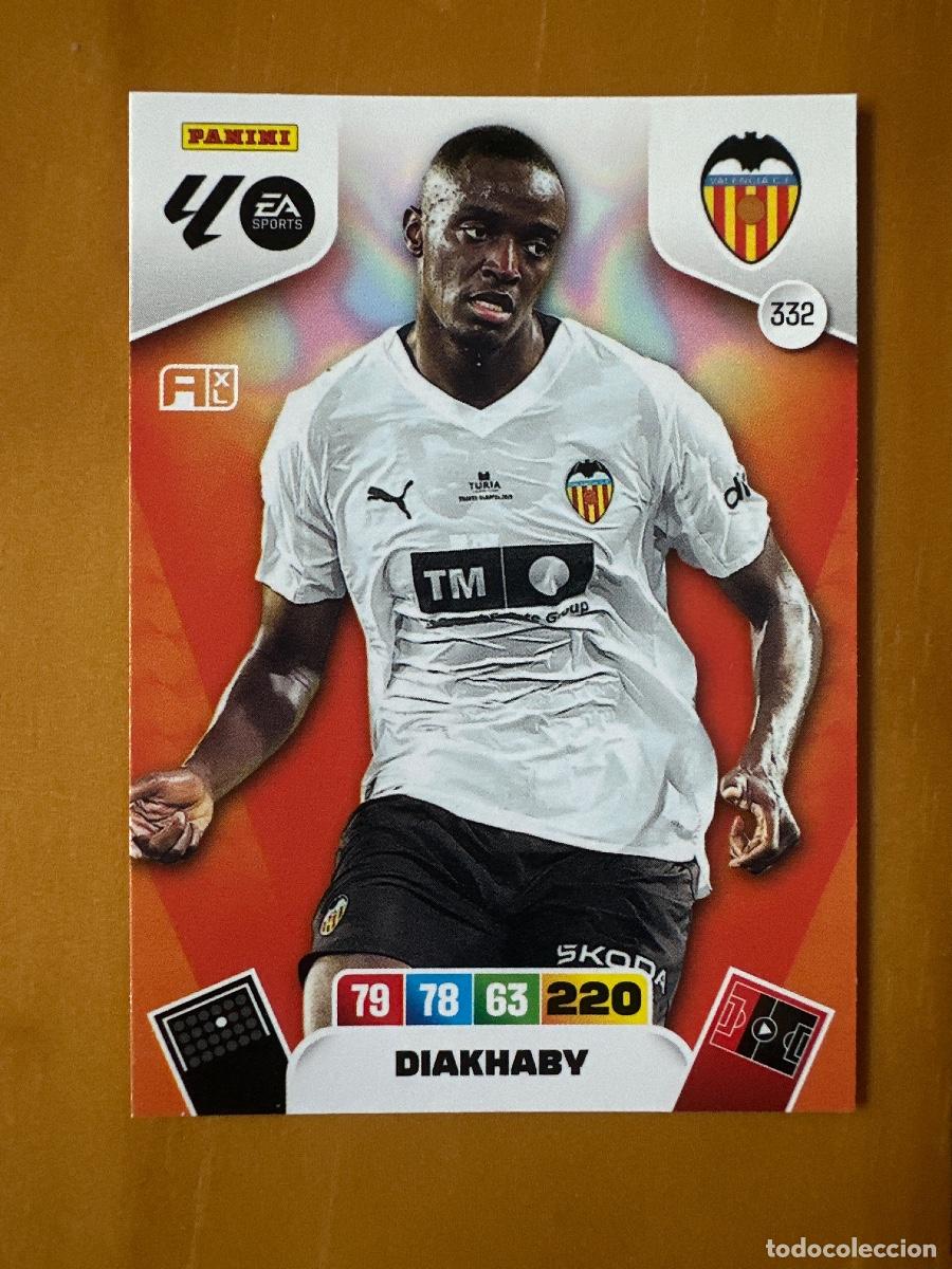 Football Stickers: 332 Mouctar Diakhaby, Valencia CF, Panini Adrenalyn XL La Liga 2025 2026 25 26