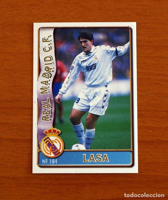 Cromos de F&uacute;tbol: Real Madrid -N&ordm; 104 Lasa -Mundicromo Las Fichas de la Liga de F&uacute;tbol 1996-1997-96-97