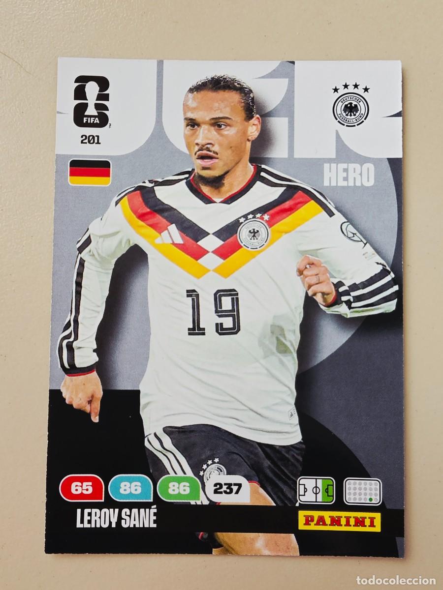 Cromos de F&uacute;tbol: 201 Leroy San&eacute;, Hero, Alemania, Adrenalyn XL Fifa World Cup 2026 Mundial 26