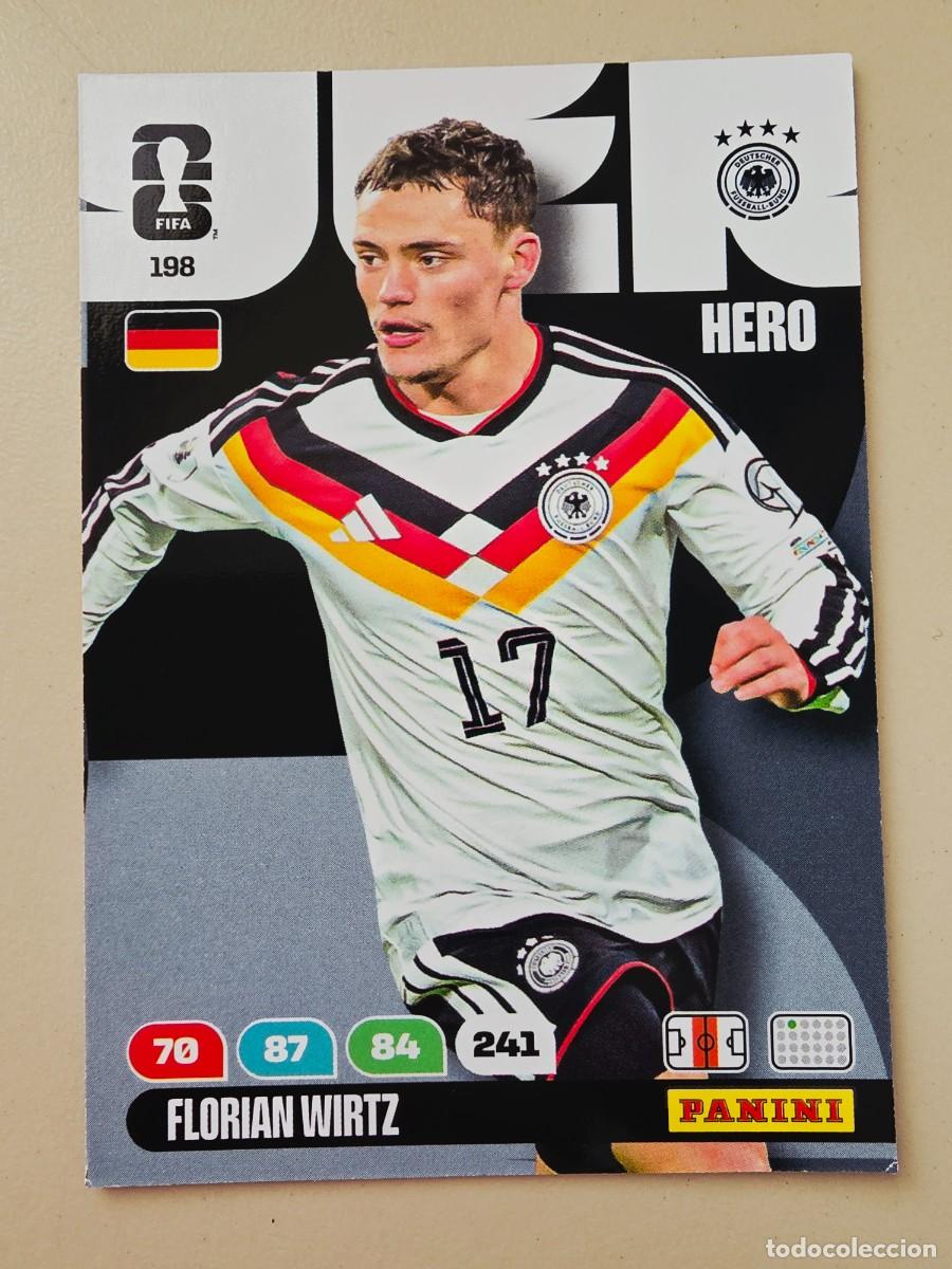 Cromos de F&uacute;tbol: 198 Florian Wirtz, Hero, Alemania, Adrenalyn XL Fifa World Cup 2026 Mundial 26
