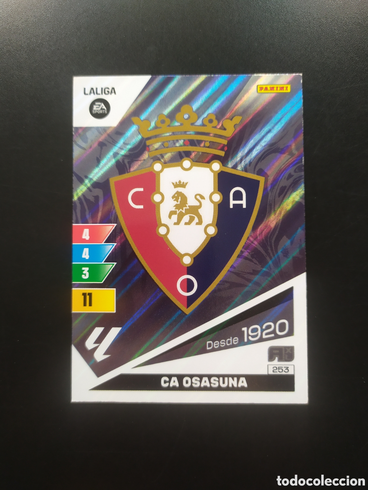 Cromos de F&uacute;tbol: Adrenalyn 2023 2024 23 24 panini escudo n&deg; 253 Osasuna