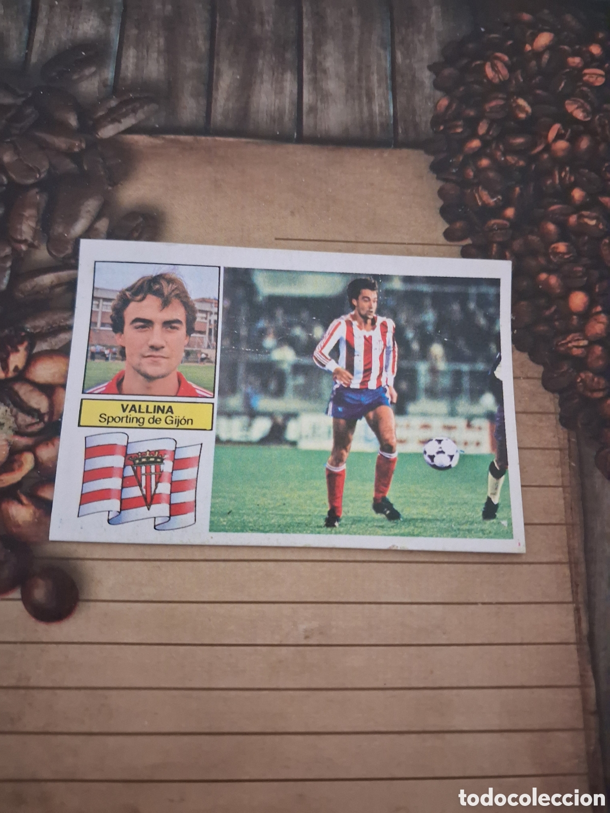 Cromos de F&uacute;tbol: Liga este 82 83 vallina baja del sporting recuperado del &aacute;lbum ver fotos