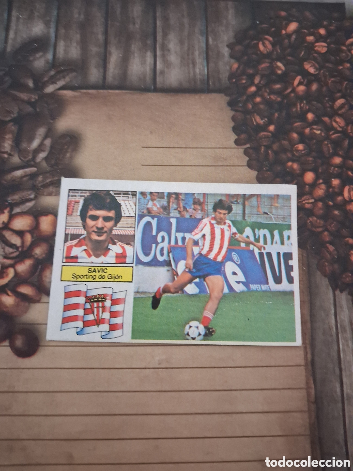 Cromos de F&uacute;tbol: Liga este 82 83 savic fichaje N 18 del sporting recuperado del &aacute;lbum ver fotos