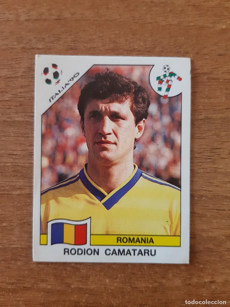 Cromos de F&uacute;tbol: N&deg;169 Rodion Camataru (Ruman&iacute;a) Mundial Italia 90 PANINI. Nunca pegado, sin pegar
