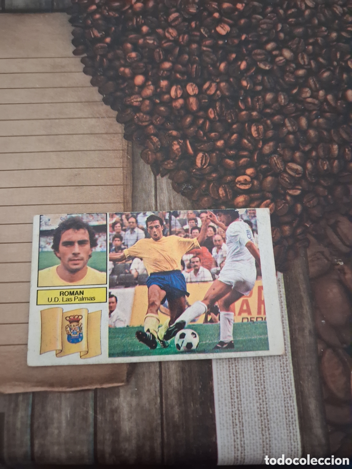 Cromos de F&uacute;tbol: Liga este 82 83 roman coloca de las palmas recuperado del &aacute;lbum ver fotos