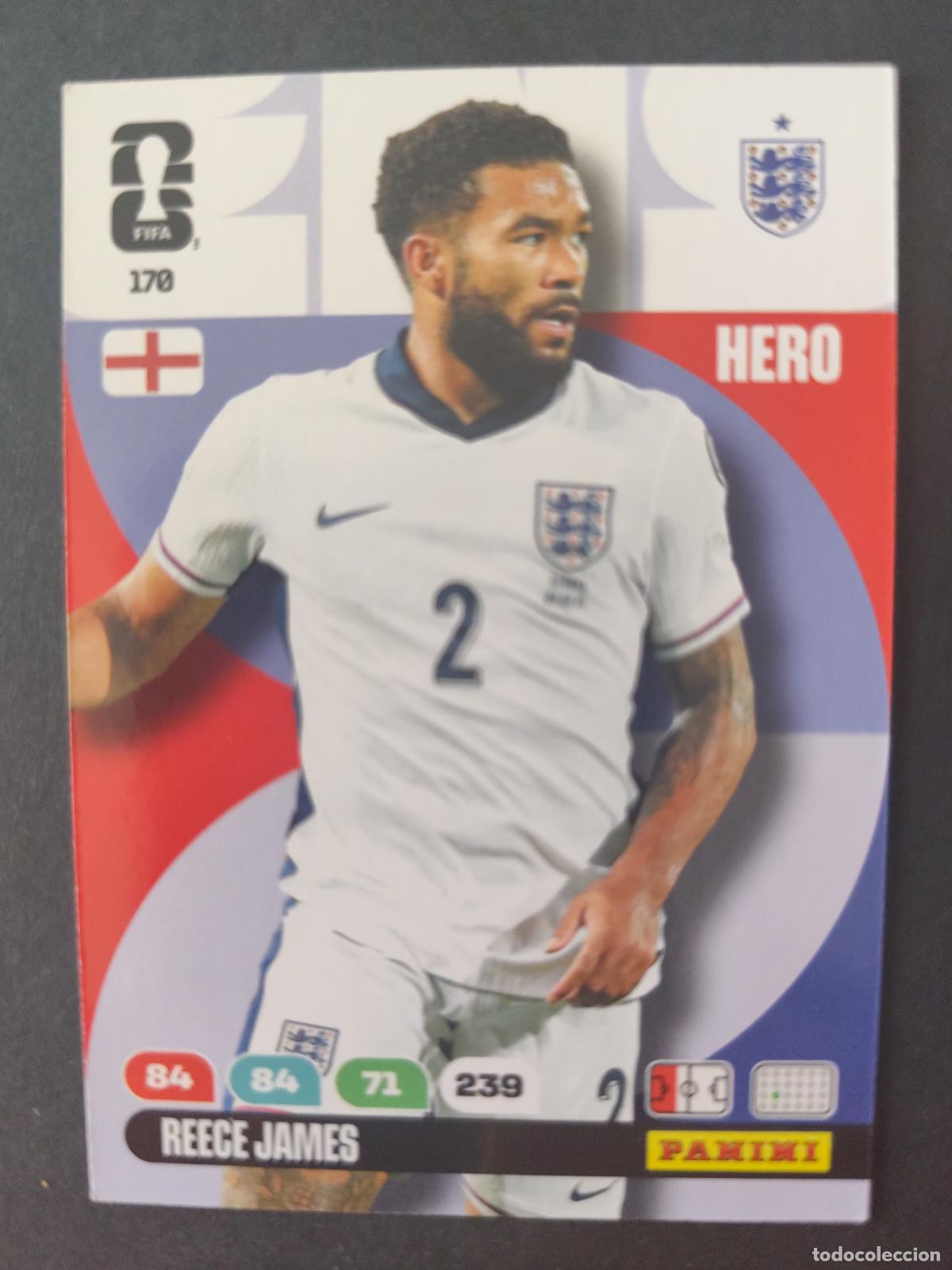 Cromos de F&uacute;tbol: 170 REECE JAMES INGLATERRA ADRENALYN MUNDIAL FIFA WORLD CUP 2026 PANINI