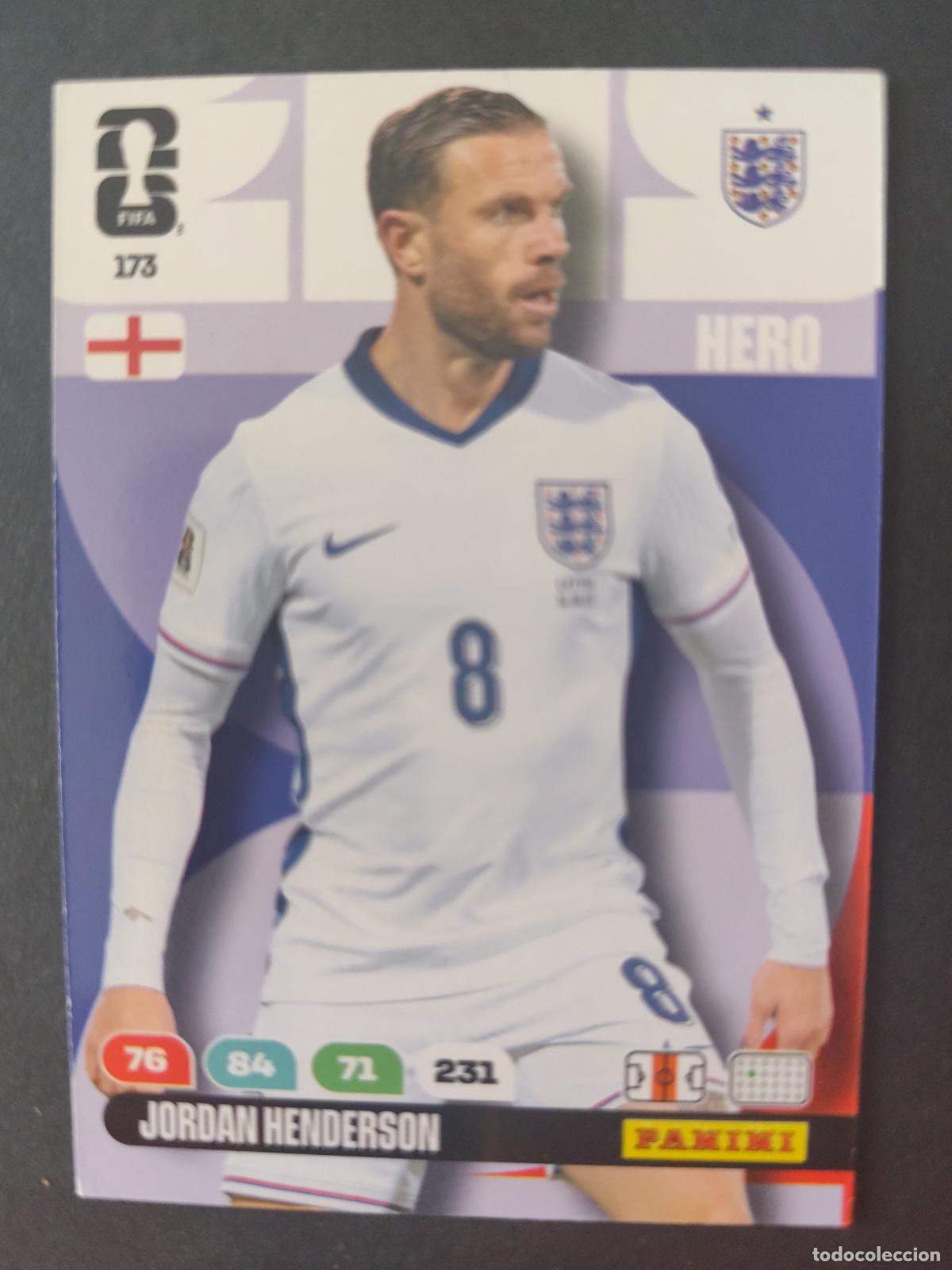 Cromos de F&uacute;tbol: 173 JORDAN HENDERSON INGLATERRA ADRENALYN MUNDIAL FIFA WORLD CUP 2026 PANINI