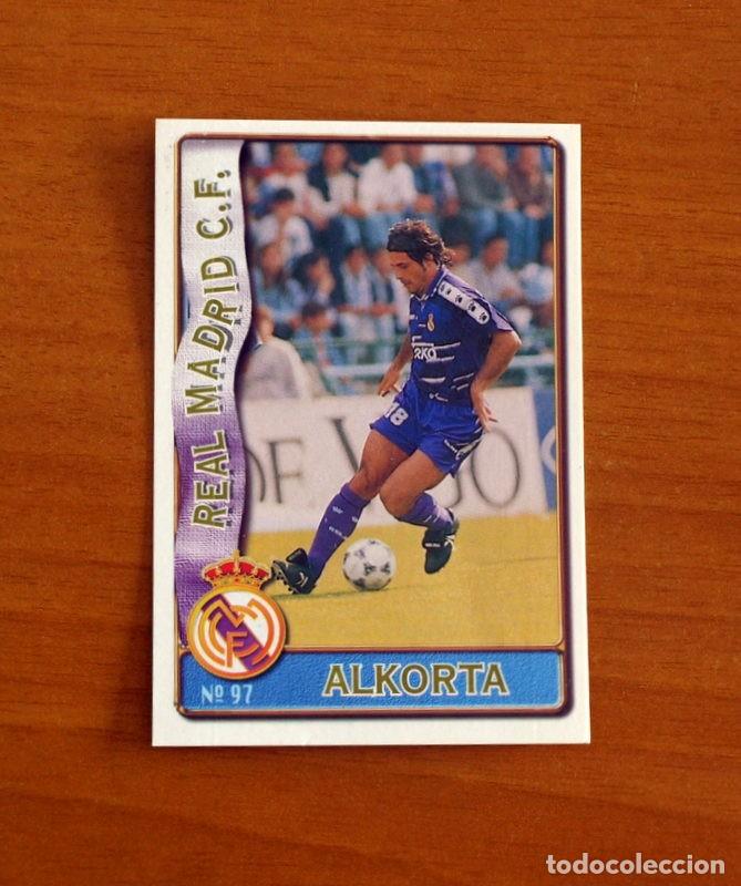 Cromos de F&uacute;tbol: Real Madrid -N&ordm; 97 Alkorta -Mundicromo Las Fichas de la Liga de F&uacute;tbol 1996-1997-96-97