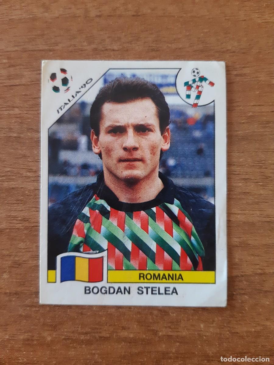 Cromos de F&uacute;tbol: N&deg;154 Bogdan Stelea (Ruman&iacute;a) Mundial Italia 90 PANINI. Nunca pegado, sin pegar