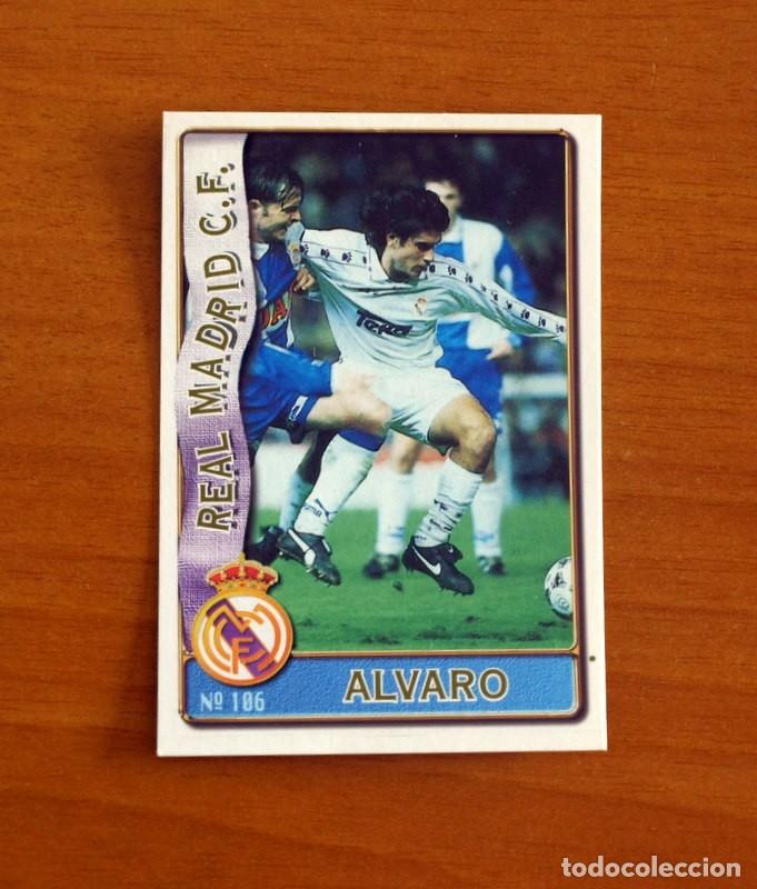 Cromos de F&uacute;tbol: Real Madrid -N&ordm; 106 &Aacute;lvaro Benito -Mundicromo Las Fichas de la Liga de F&uacute;tbol 1996-1997-96-97