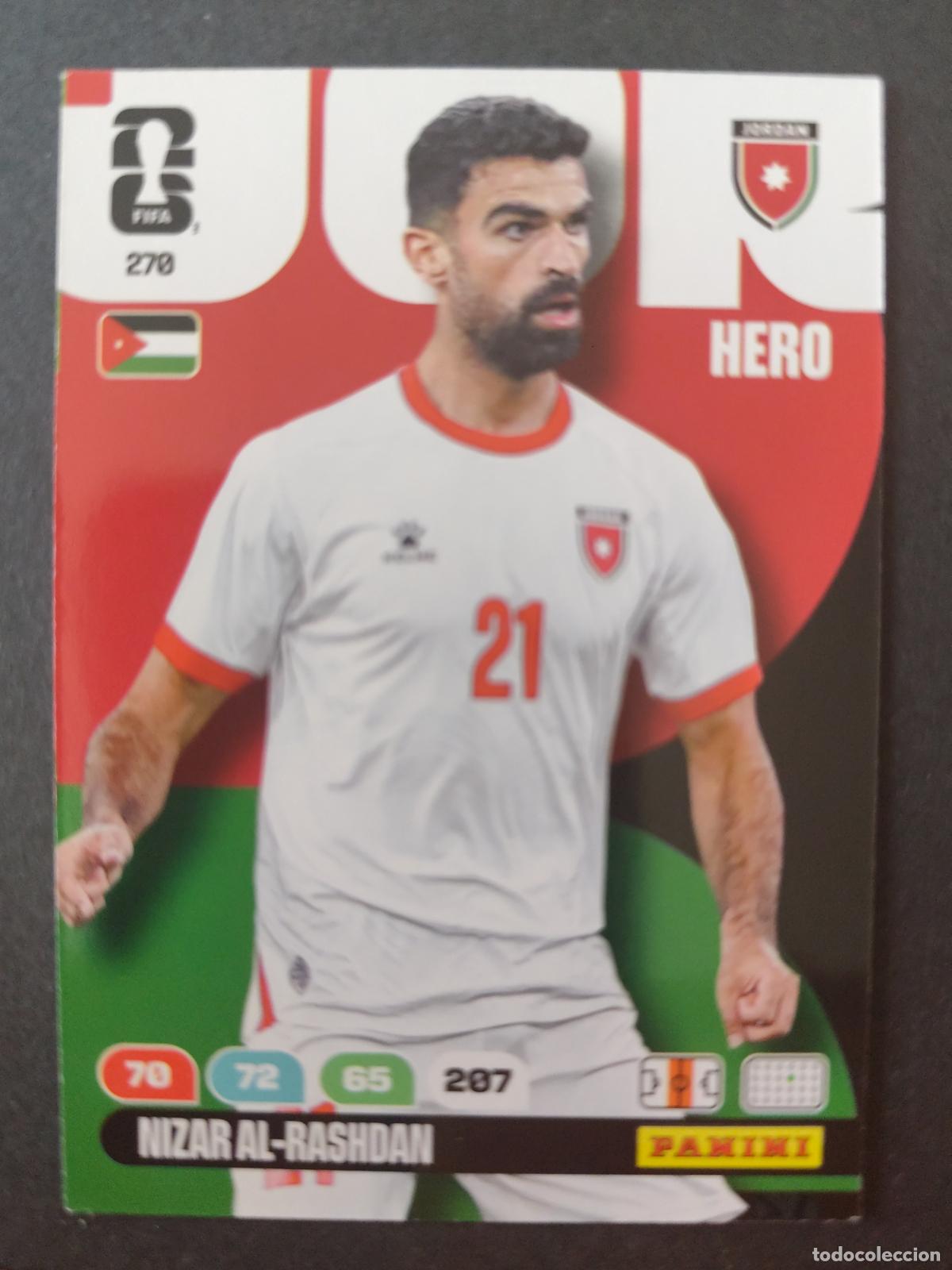 Cromos de F&uacute;tbol: 270 NIZAR AL-RASHDAN JORDANIA ADRENALYN MUNDIAL FIFA WORLD CUP 2026 PANINI