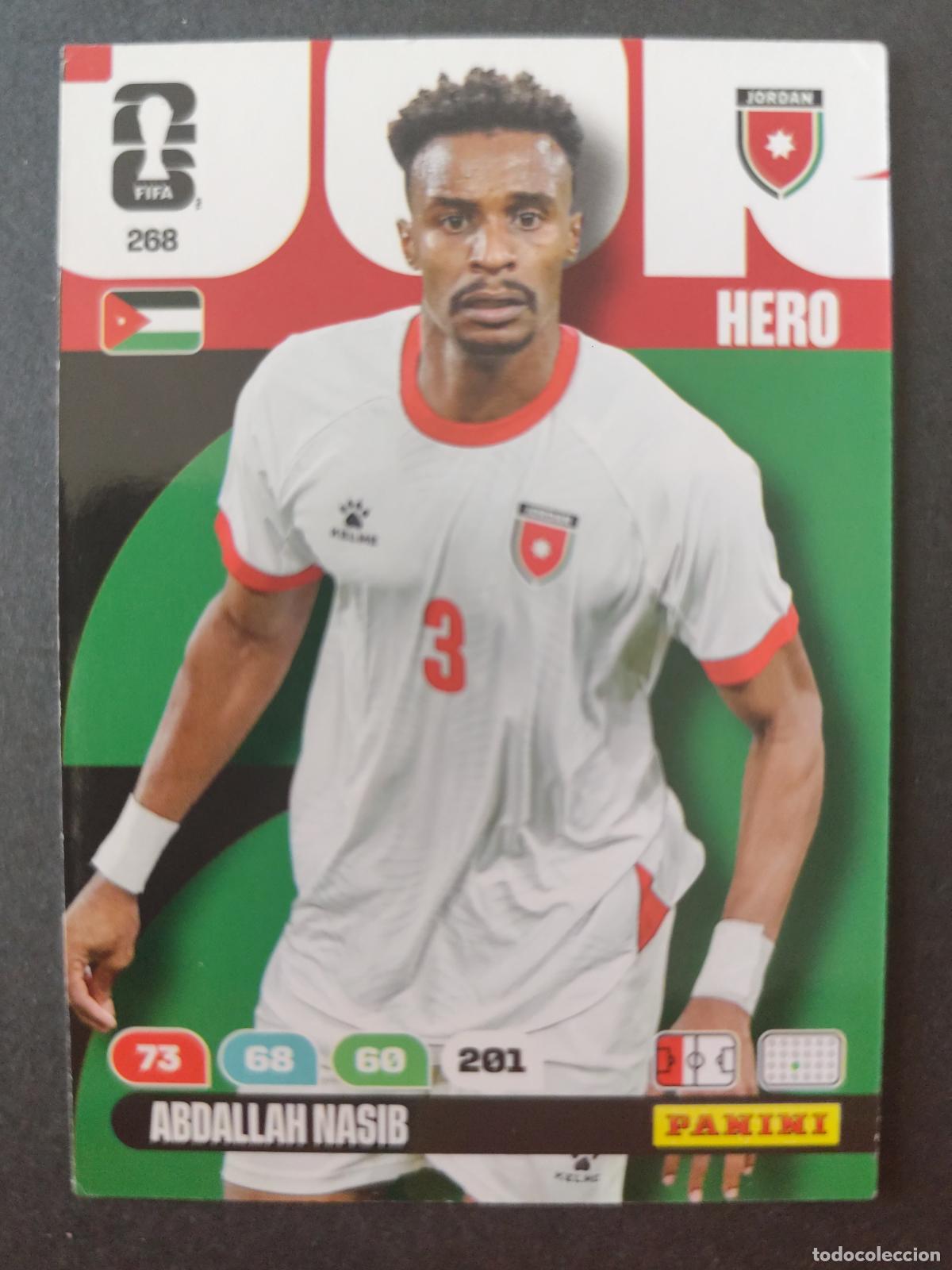 Cromos de F&uacute;tbol: 268 ABDALLAH NASIB JORDANIA ADRENALYN MUNDIAL FIFA WORLD CUP 2026 PANINI