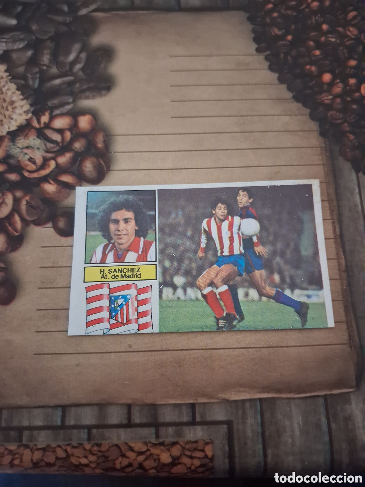 Cromos de F&uacute;tbol: Liga este 82 83 hugo S&aacute;nchez del Atl&eacute;tico de Madrid recuperado del &aacute;lbum ver fotos