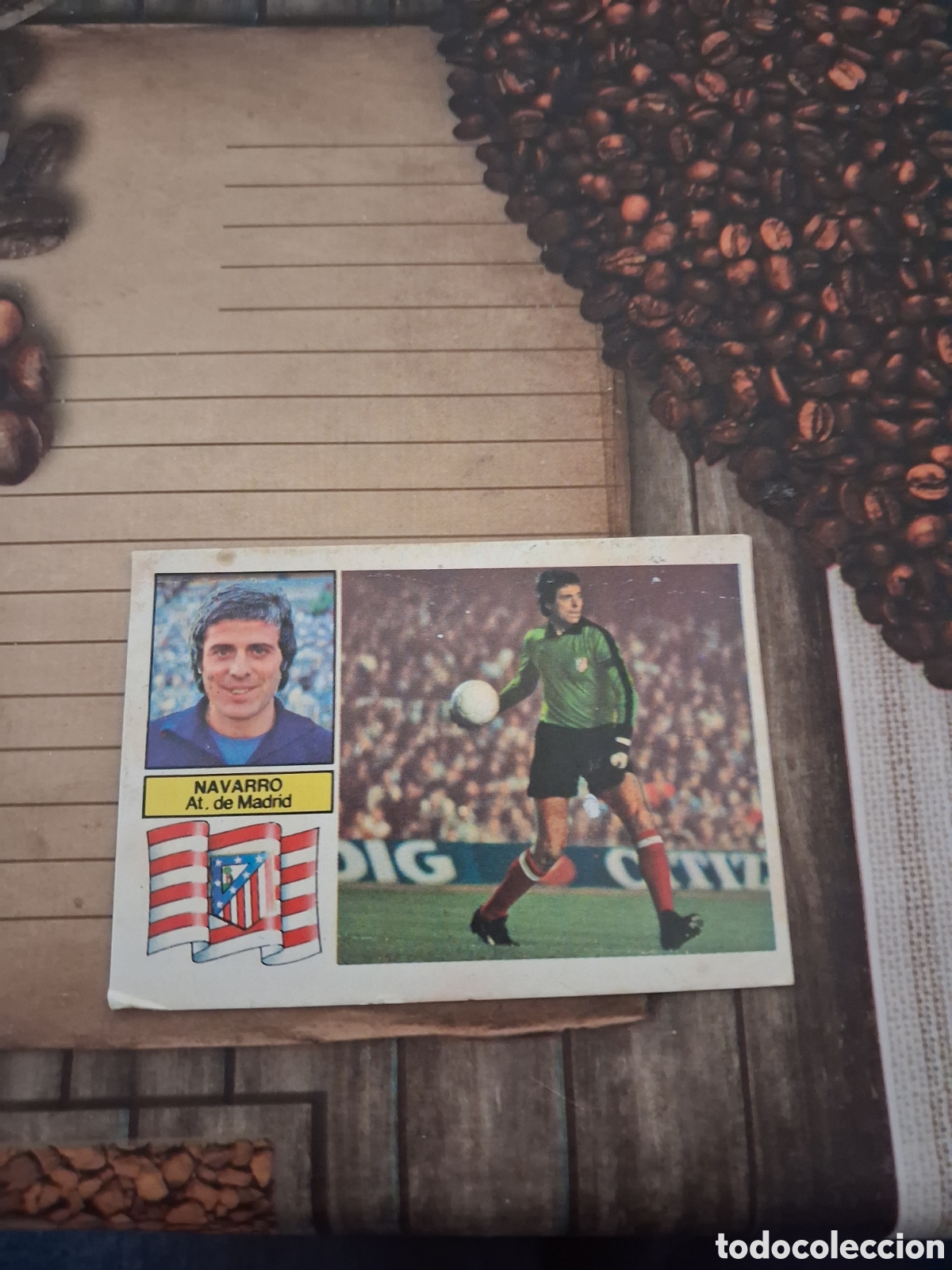 Cartes &agrave; collectionner de Football: Liga este 82 83 navarro baja del Atl&eacute;tico de Madrid recuperado del &aacute;lbum ver fotos