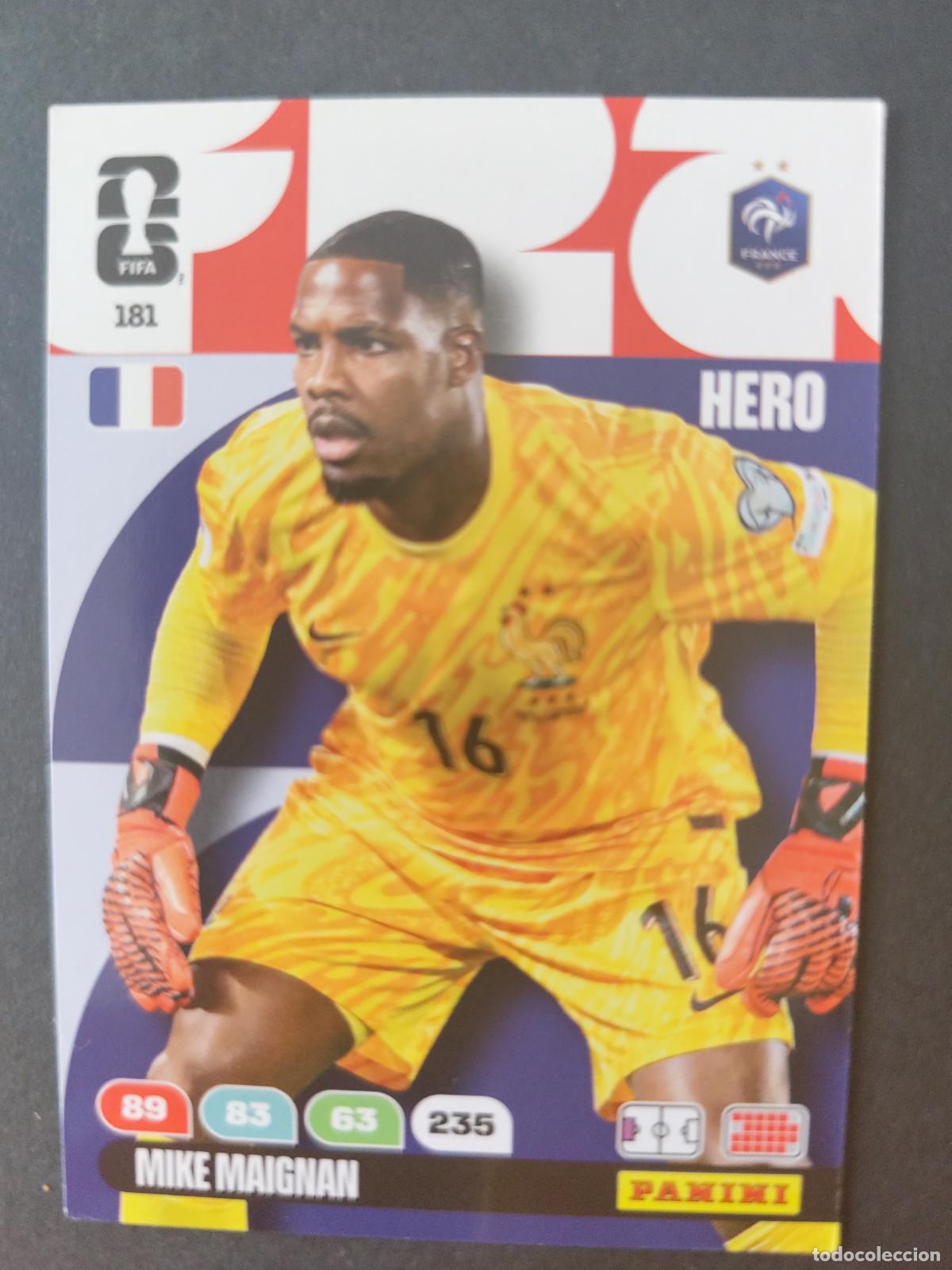 Cromos de F&uacute;tbol: 181 MIKE MAIGNAN FRANCIA ADRENALYN MUNDIAL FIFA WORLD CUP 2026 PANINI