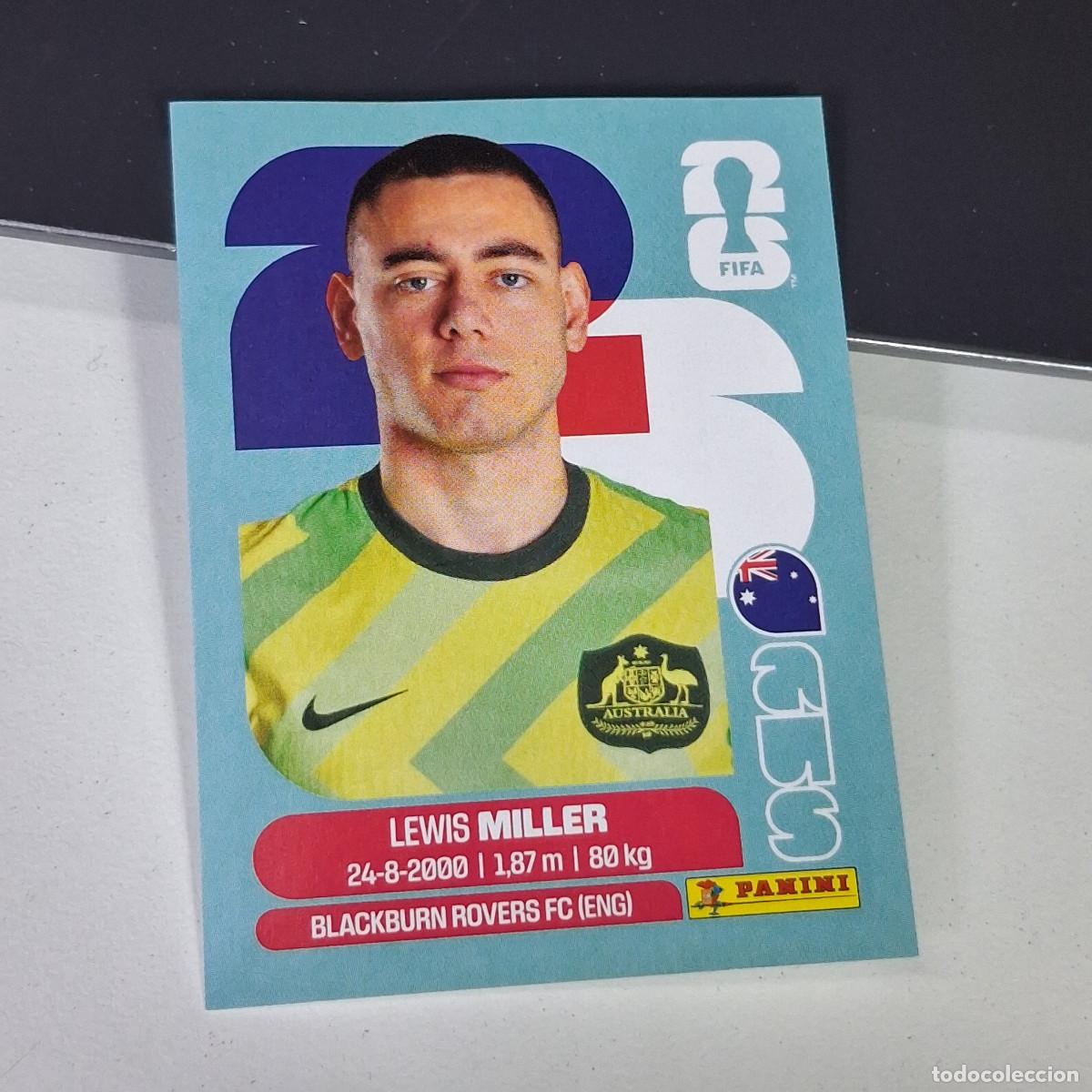 Cromos de F&uacute;tbol: A27 AUS9 LEWIS MILLER 9 AUSTRALIA AUS MUNDIAL FIFA WORLD CUP 2026 STICKER PANINI