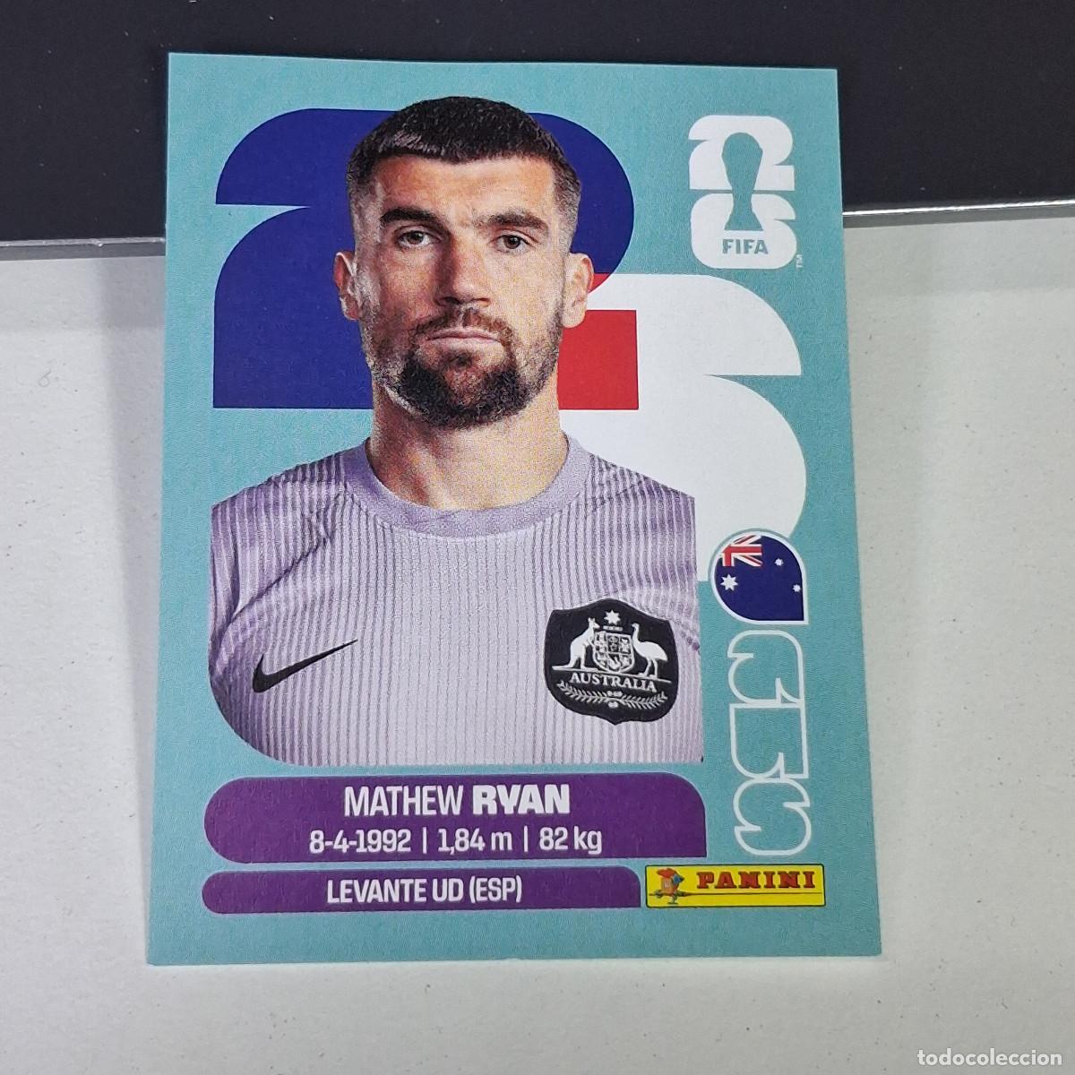Cromos de F&uacute;tbol: A27 AUS2 MATHEW RYAN 2 AUSTRALIA AUS MUNDIAL FIFA WORLD CUP 2026 STICKER PANINI