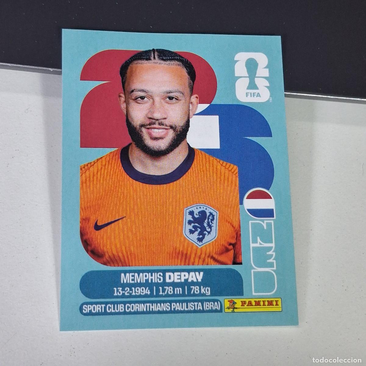 Cromos de F&uacute;tbol: A27 NED17 MEMPHIS DEPAY 17 PA&Iacute;SES BAJOS HOLANDA MUNDIAL FIFA WORLD CUP 2026 STICKER PANINI