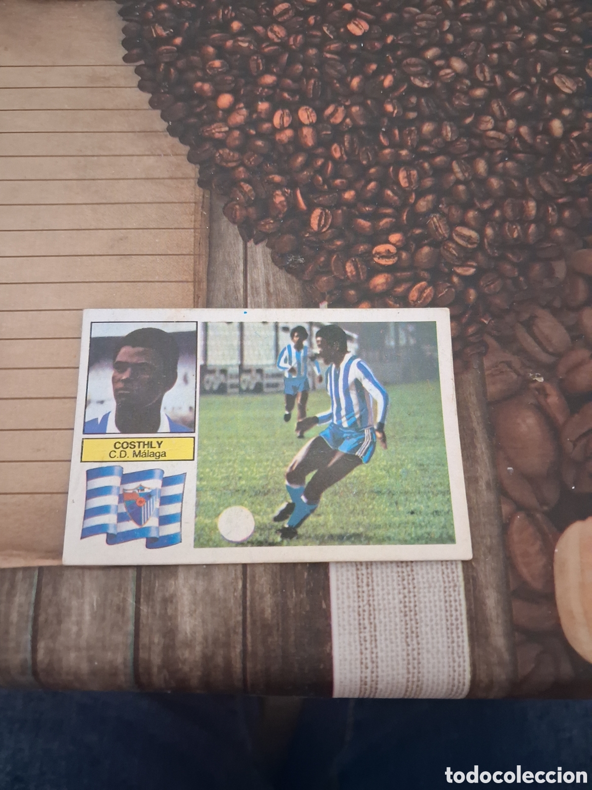 Cromos de F&uacute;tbol: Liga este 82 83 costhly fichaje N 27 del M&aacute;laga recuperado del &aacute;lbum ver fotos