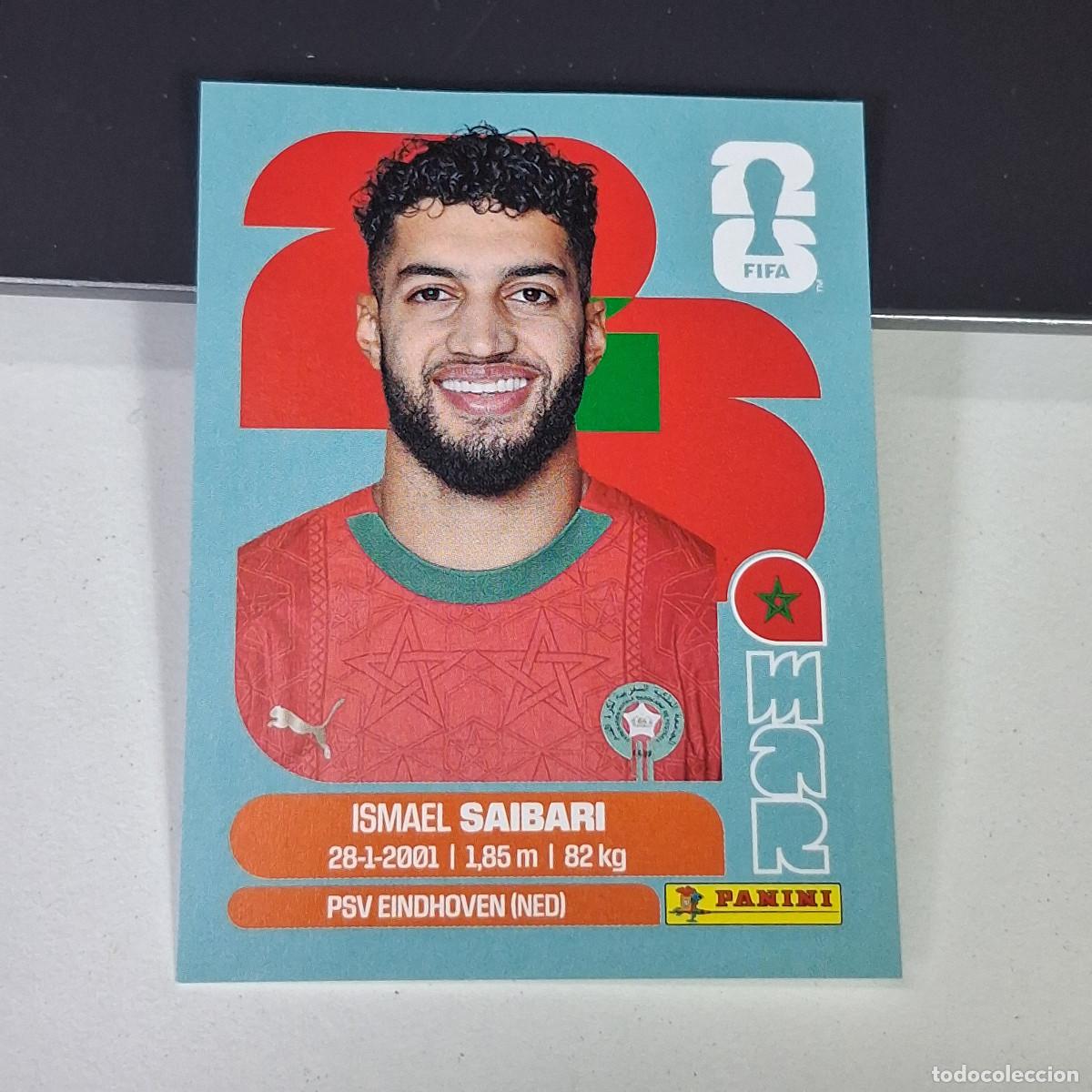 Cartes &agrave; collectionner de Football: A27 MAR15 ISMAEL SAIBARI 15 MARRUECOS MOROCCO MAR MUNDIAL FIFA WORLD CUP 2026 STICKER PANINI