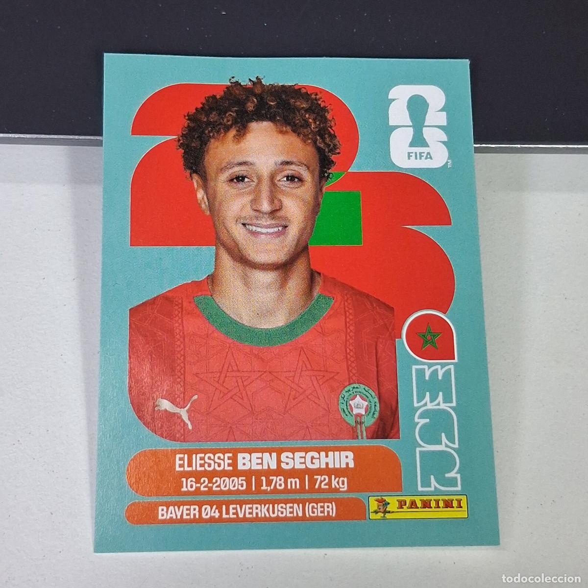 Cromos de F&uacute;tbol: A27 MAR12 ELIESSE BEN SEGHIR 12 MARRUECOS MOROCCO MAR MUNDIAL FIFA WORLD CUP 2026 STICKER PANINI