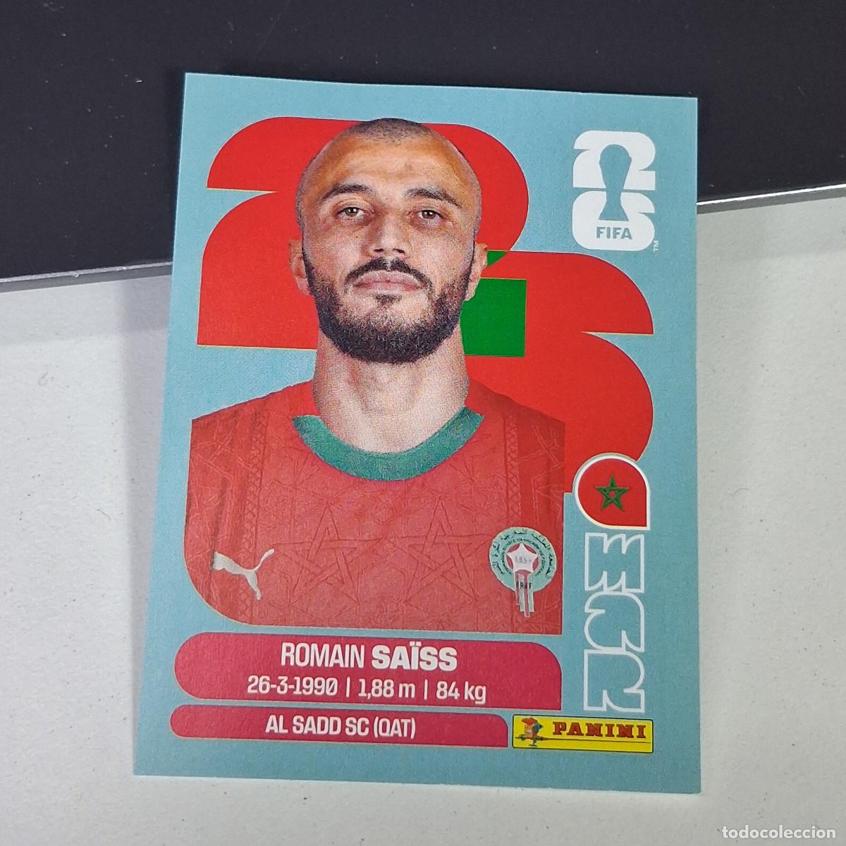 Cromos de F&uacute;tbol: A27 MAR7 ROMAIN SA&Iuml;SS 7 MARRUECOS MOROCCO MAR MUNDIAL FIFA WORLD CUP 2026 STICKER PANINI