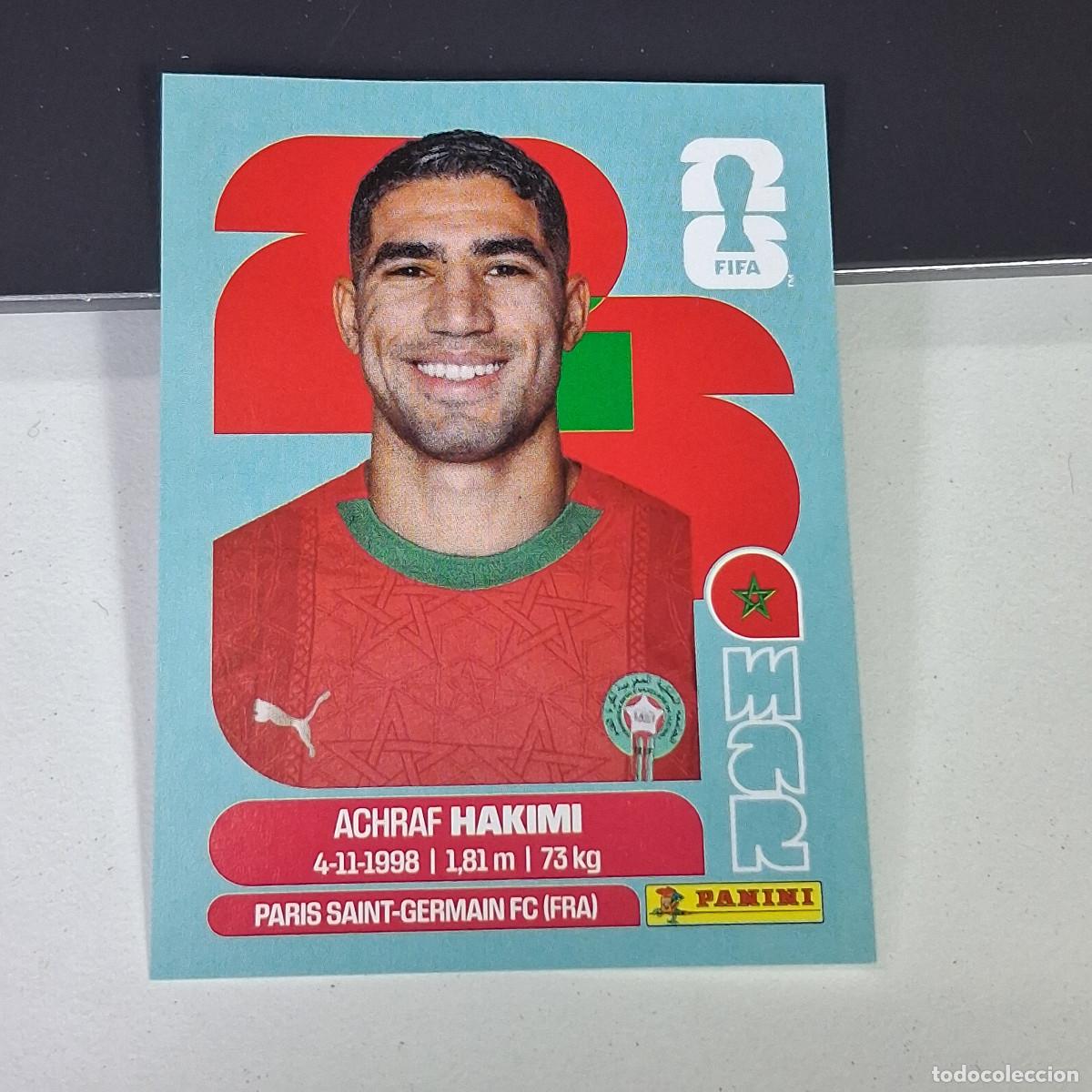 Cromos de F&uacute;tbol: A27 MAR4 ACHRAF HAKIMI 4 MARRUECOS MOROCCO MAR MUNDIAL FIFA WORLD CUP 2026 STICKER PANINI