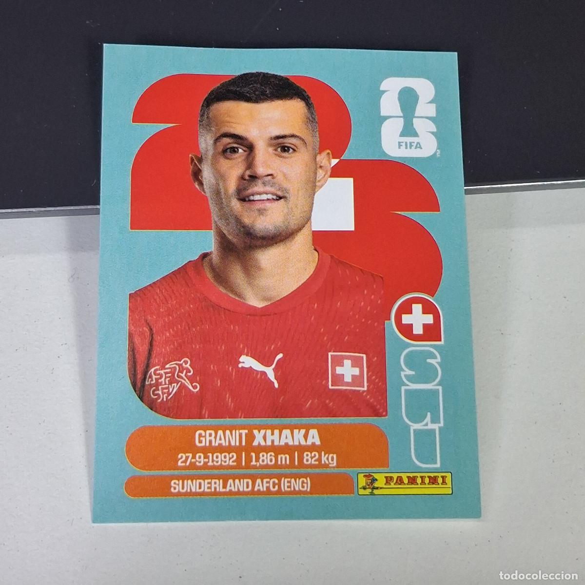 Cromos de F&uacute;tbol: A27 SUI9 GRANIT XHAKA 9 SUIZA SWITZERLAND SUI MUNDIAL FIFA WORLD CUP 2026 STICKER PANINI