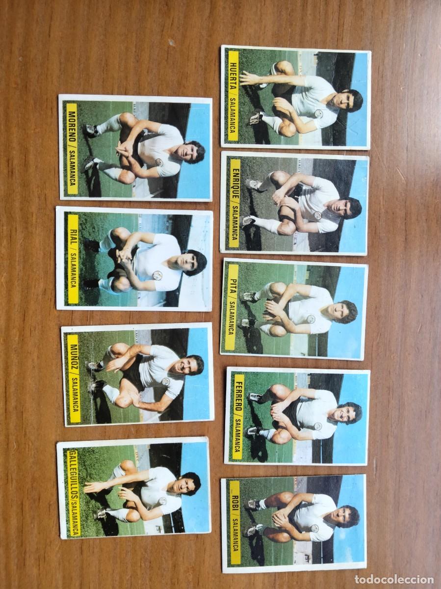 Cromos de F&uacute;tbol: Lote 9 cromos Salamanca &aacute;lbum liga este 74 75