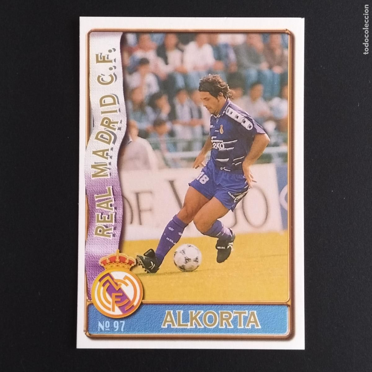 Figurine di Calcio: 97 ALKORTA REAL MADRID CROMOS ALBUM MUNDICROMO FICHAS LIGA FUTBOL 1996 1997 96 97