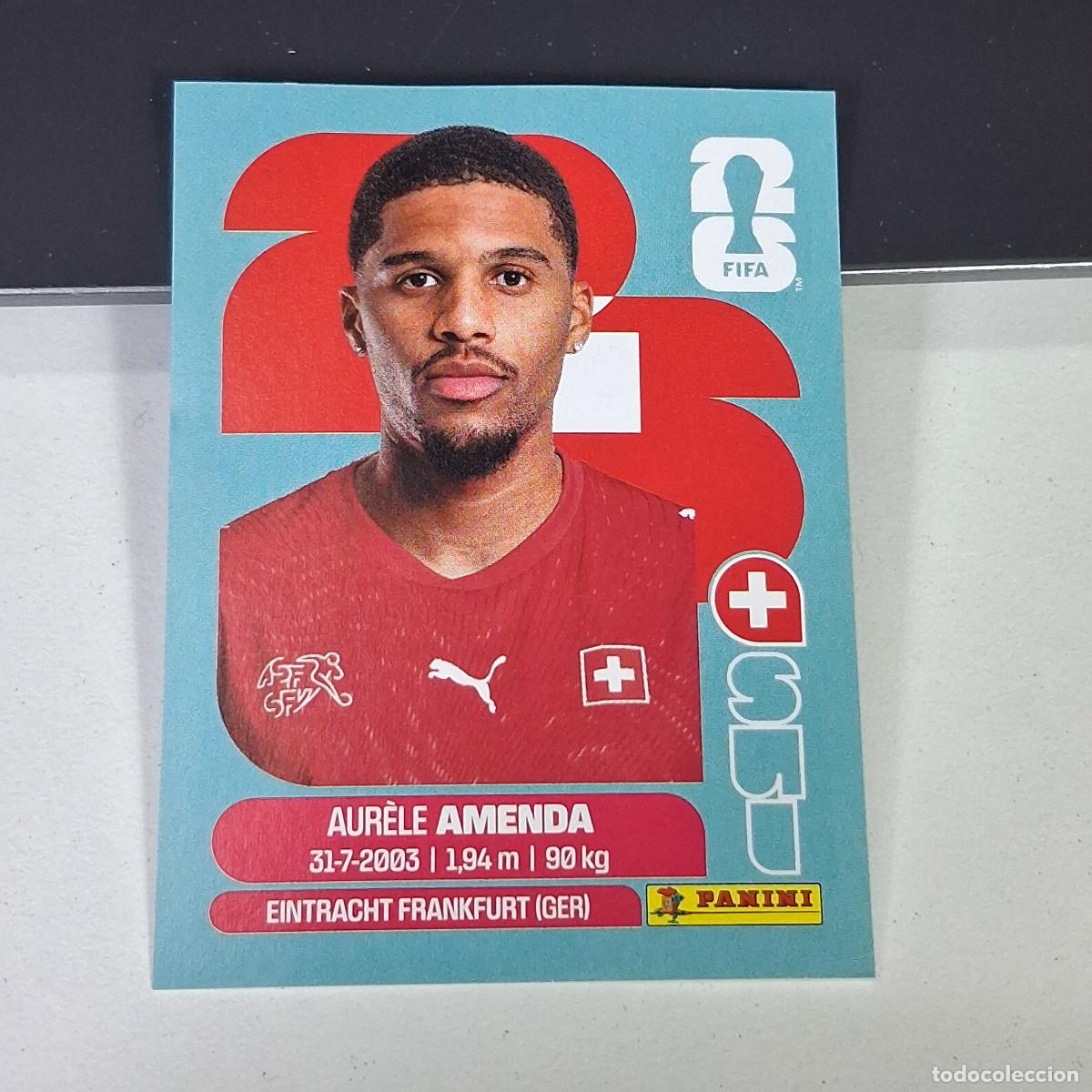 Figurine di Calcio: A27 SUI7 AUR&Egrave;LE AMENDA 7 SUIZA SWITZERLAND SUI MUNDIAL FIFA WORLD CUP 2026 STICKER PANINI