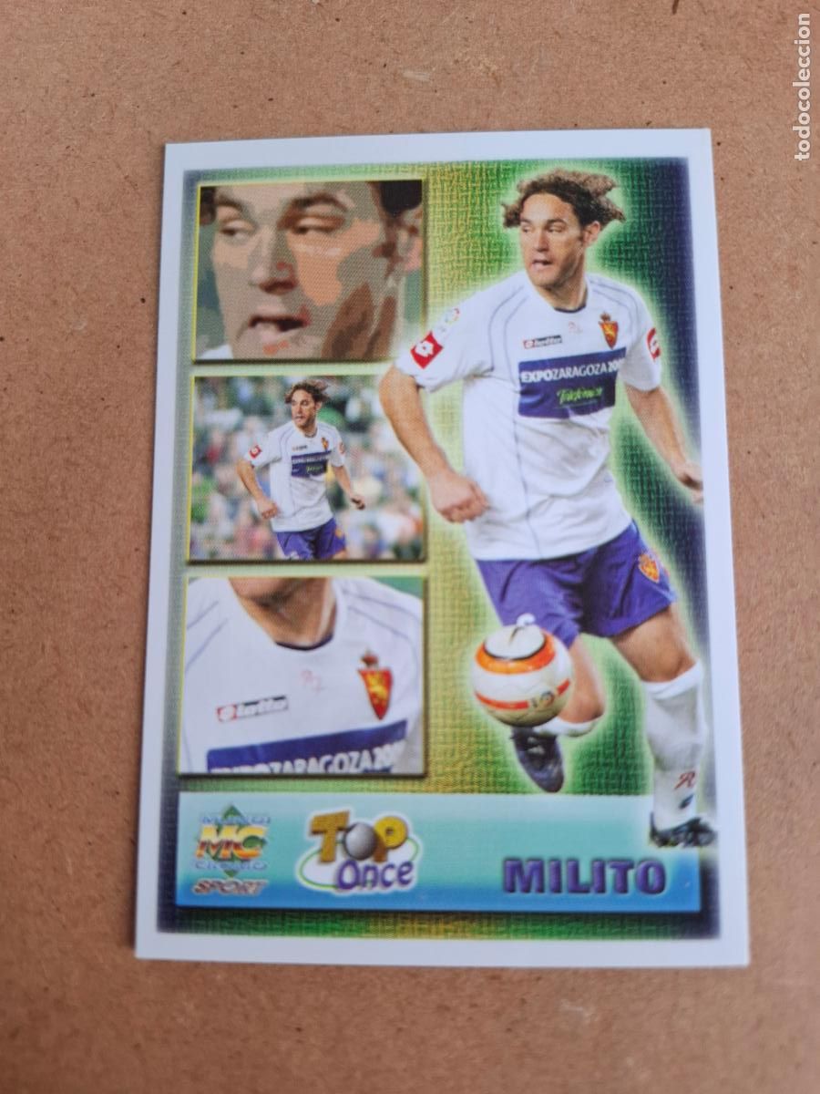 Cromos de F&uacute;tbol: MUNDICROMO 2005 2006 05 06 - 1102 MILITO - REAL ZARAGOZA