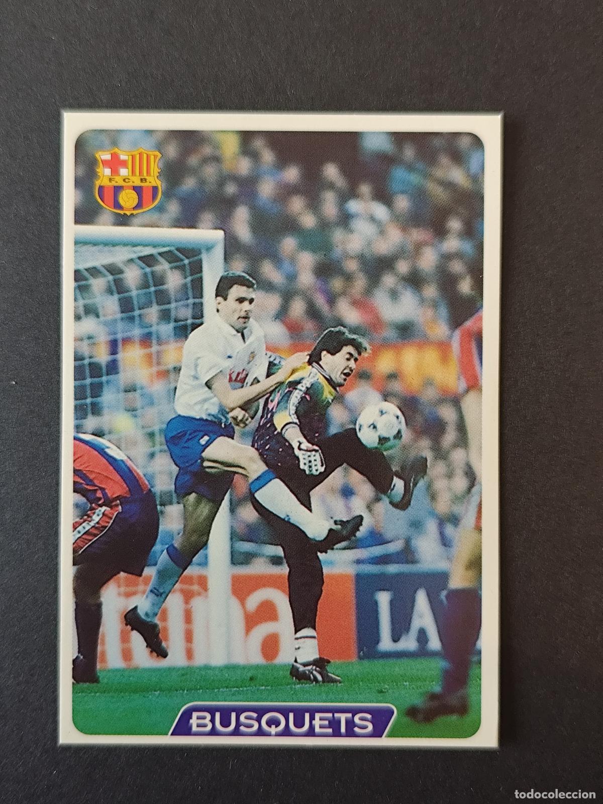 Cromos de F&uacute;tbol: 57 CARLES BUSQUETS BARCELONA BAR&Ccedil;A MUNDICROMO FICHAS LIGA 1995 1996 95 96
