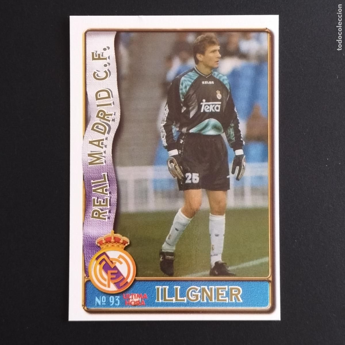 Football Stickers: 93 FICHAJE UH ILLGNER REAL MADRID CROMOS MUNDICROMO FICHAS LIGA FUTBOL 1996 1997 96 97
