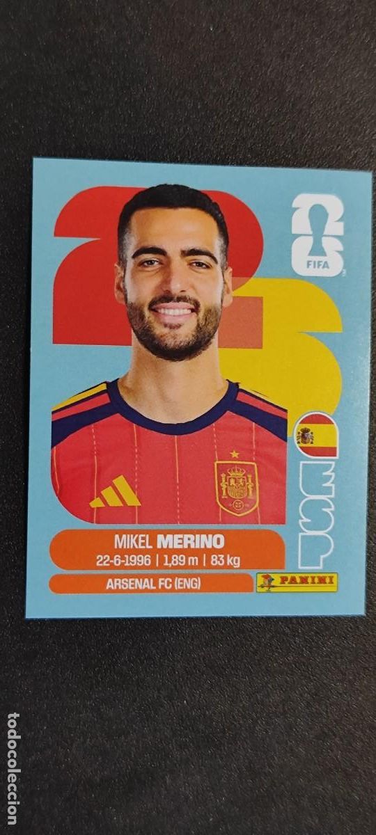 Football Stickers: FIFA WORLD CUP 2026 STICKER MERINO ESPA&Ntilde;A # ESP14 PANINI