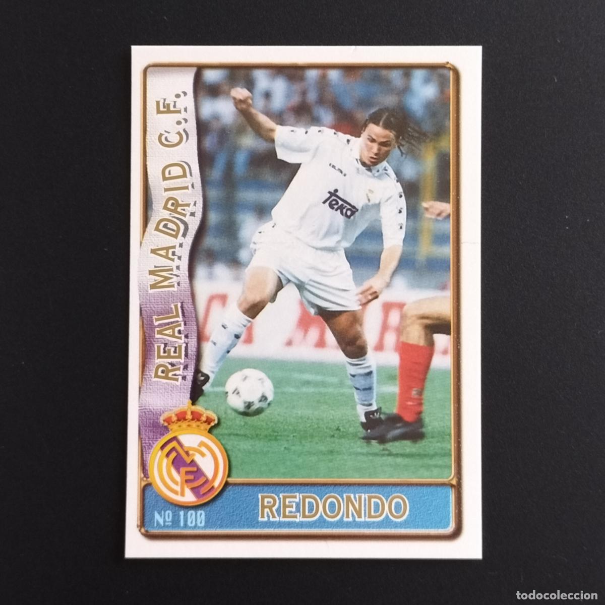 Cromos de F&uacute;tbol: 100 FERNANDO REDONDO REAL MADRID CROMOS MUNDICROMO FICHAS LIGA FUTBOL 1996 1997 96 97