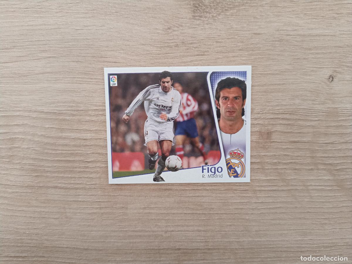 Football Stickers: CROMO DE FUTBOL LIGA ESTE FIGO REAL MADRID SIN PEGAR NUNCA PEGADO 04 05 2004 2005 D526